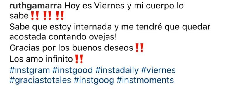 “Qué te pasó”: Ruth Gamarra preocupa por foto desde Paraguay