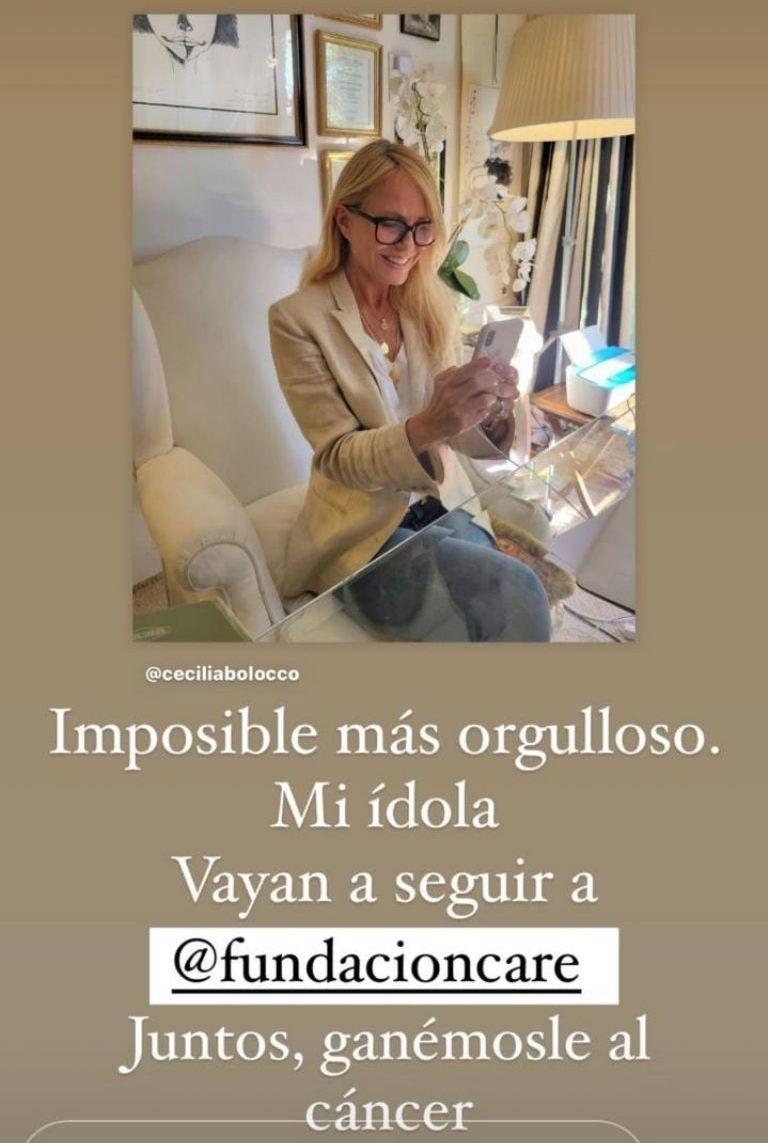 Cecilia Bolocco saca aplausos con foto tiñéndose el pelo