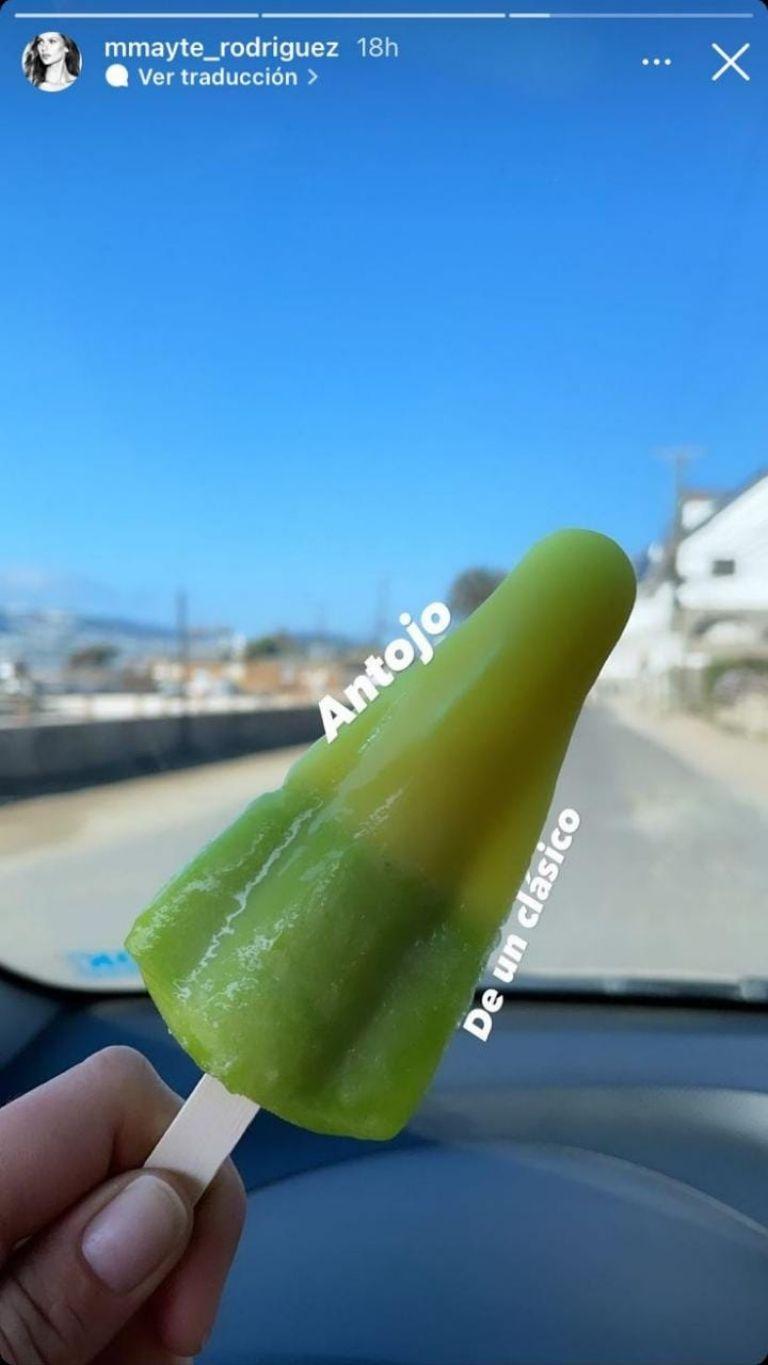 Mayte Rodríguez y su antojo veraniego