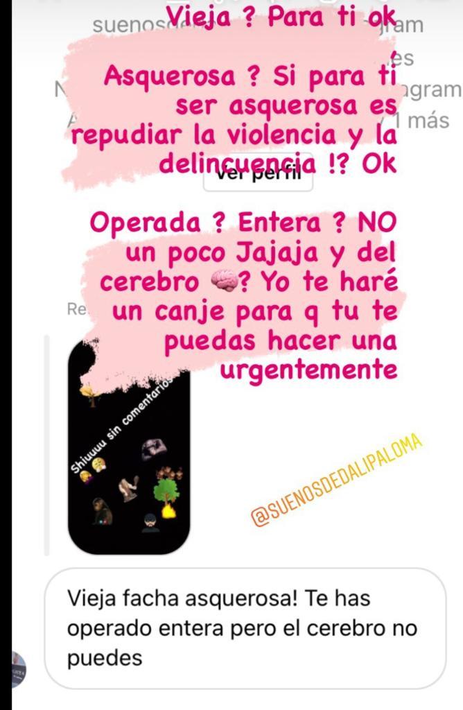 Tía de Paloma Mami es atacada por criticar violencia en marchas