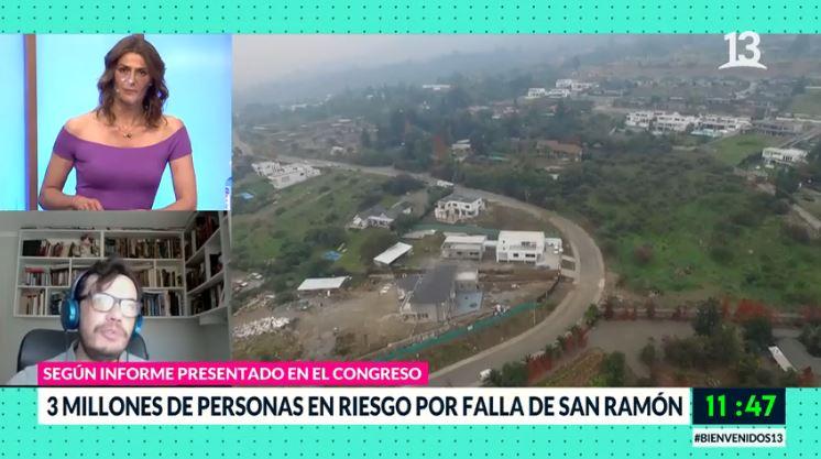 3 millones de personas en riesgo por falla de San Ramón