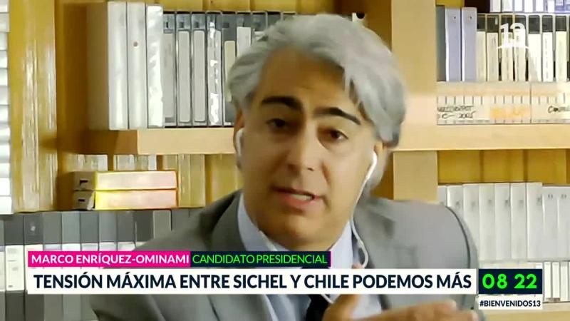 Marco Enríquez-Ominami: “Sichel da lo mismo hace mucho tiempo”
