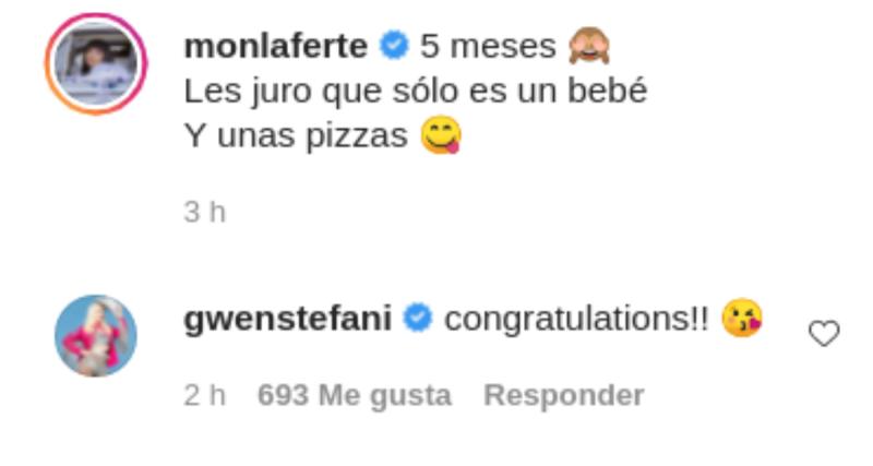Mon Laferte recibió cariño de Gwen Stefani
