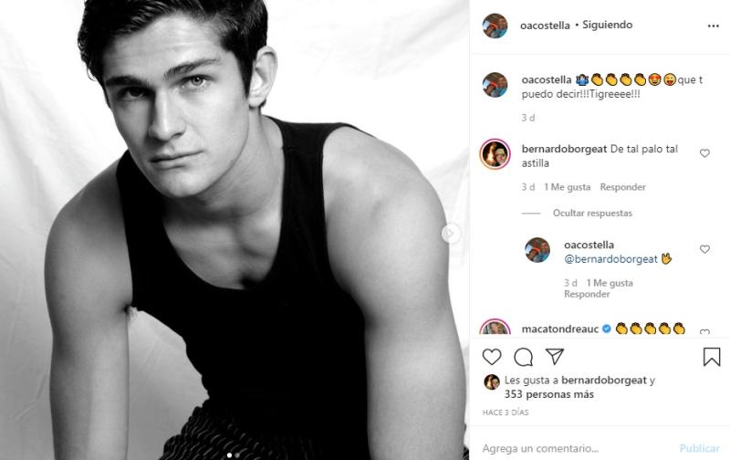 Hijo de Claudia Miranda y Omar Costella destaca como modelo