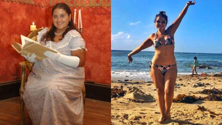 Pamela Leiva festeja el aniversario de su cirugía bariátrica