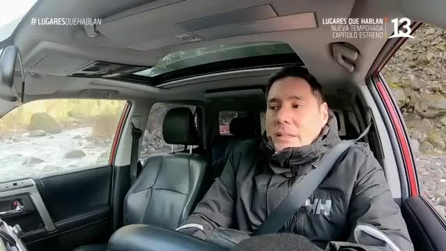 Pancho Saavedra pasó un tremendo susto mientras manejaba su camioneta.