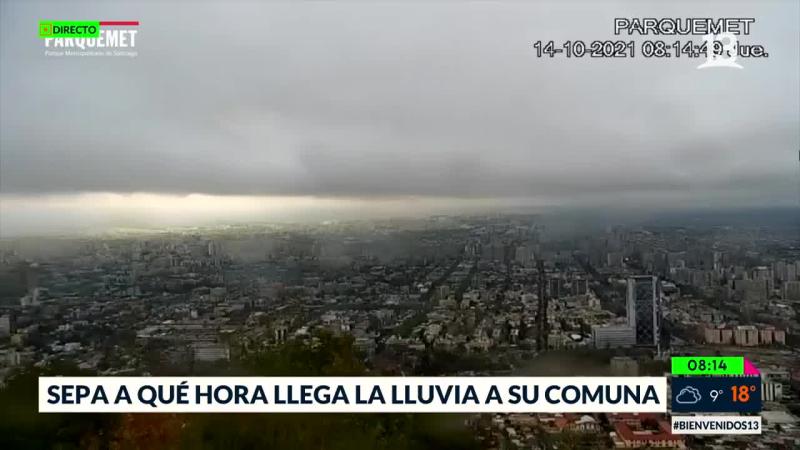 ¿Lloverá este jueves en Santiago? Conoce el pronóstico del tiempo