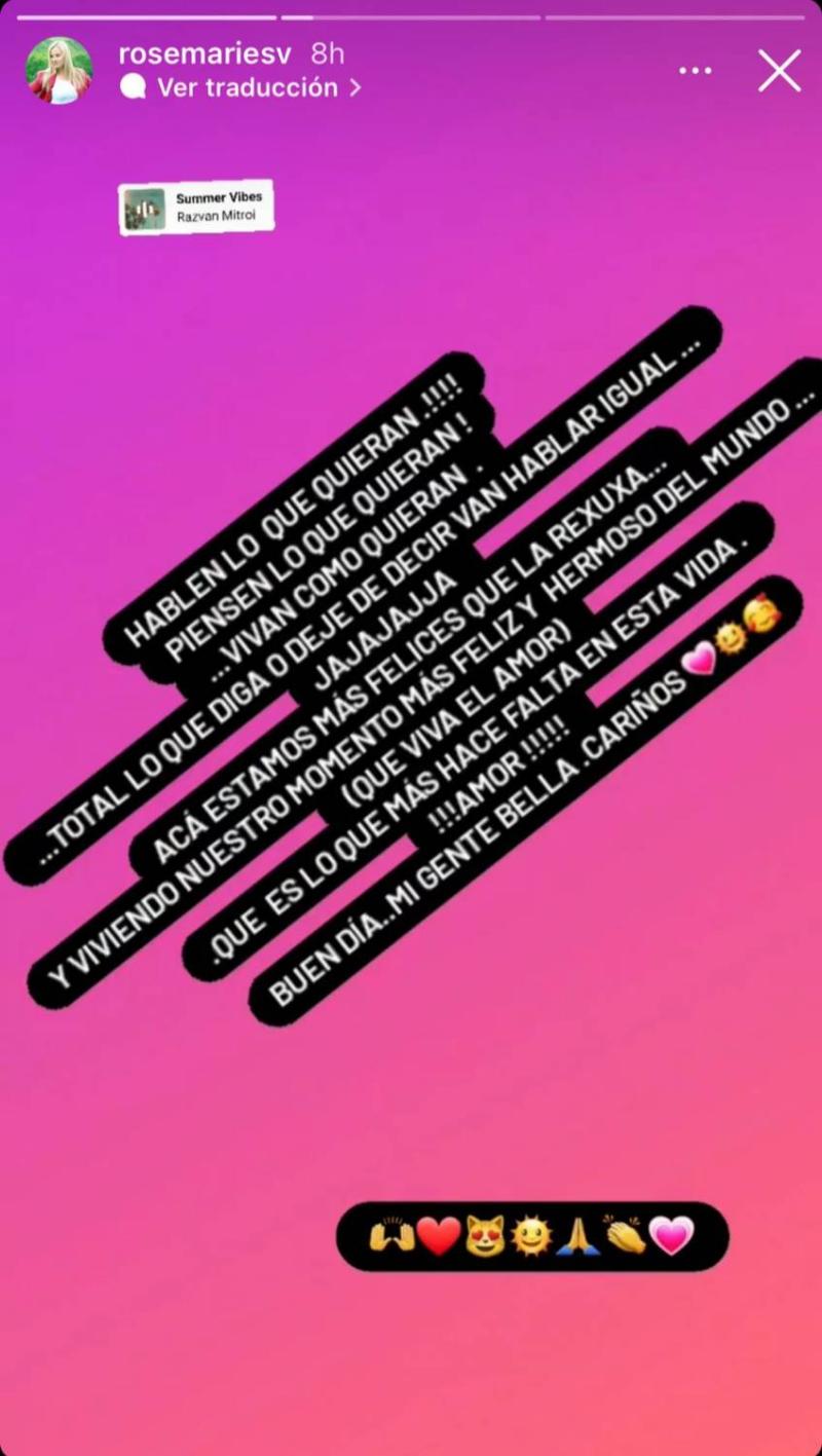 Rosemarie Dietz responde a rumores de embarazo con fuerte mensaje