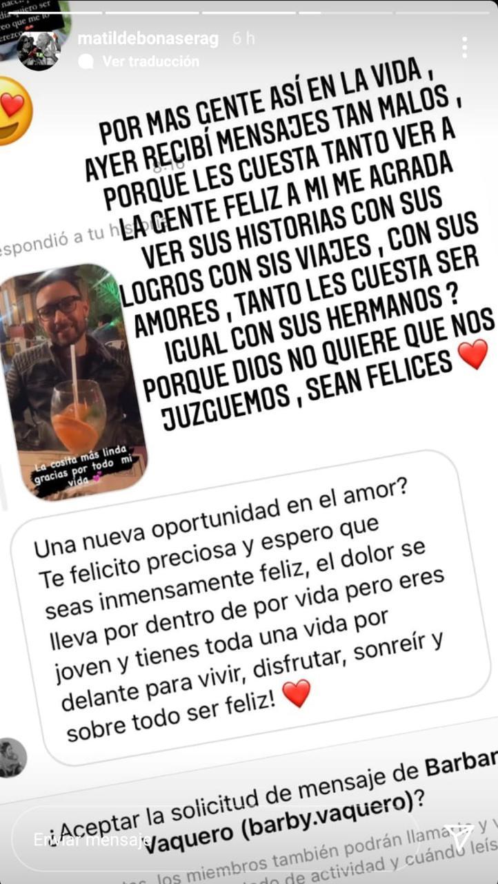 Matilde Bonasera recibe críticas tras presentar a su nuevo novio