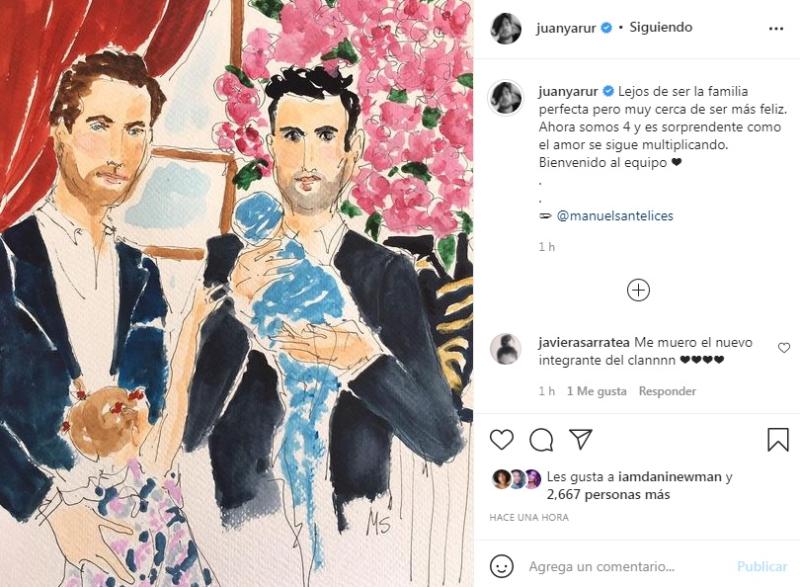 Juanito Yarur anuncia el nacimiento de su segundo hijo