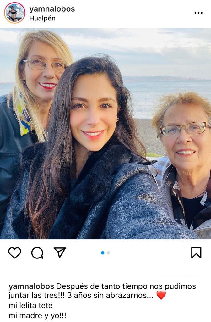 “No te reconocí”: Yamna Lobos es criticada por fotos familiares