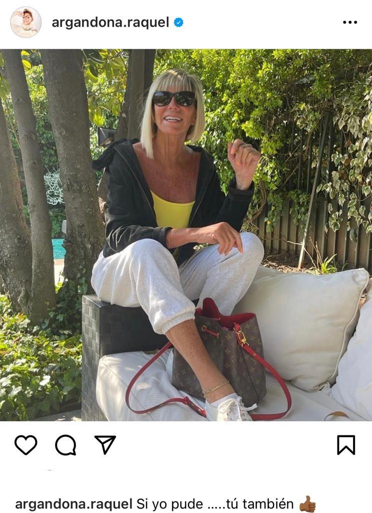 “De alto impacto”: Raquel Argandoña se luce con juvenil look