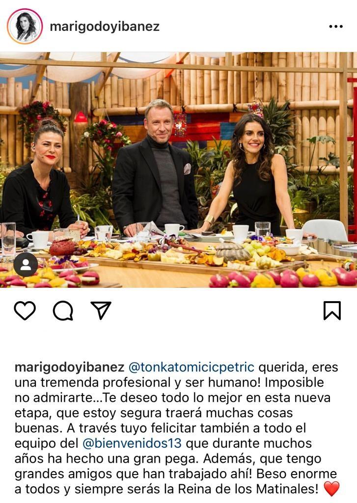 María Luisa Godoy sorprende con dichos sobre Tonka Tomicic