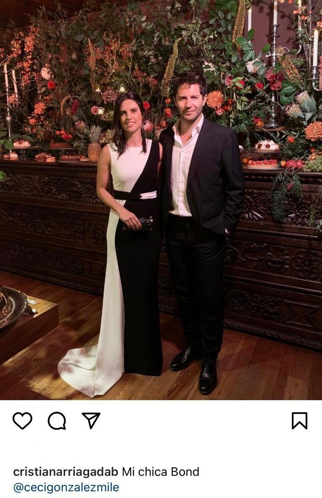 El romántico aniversario de Cristián Arriagada y su esposa