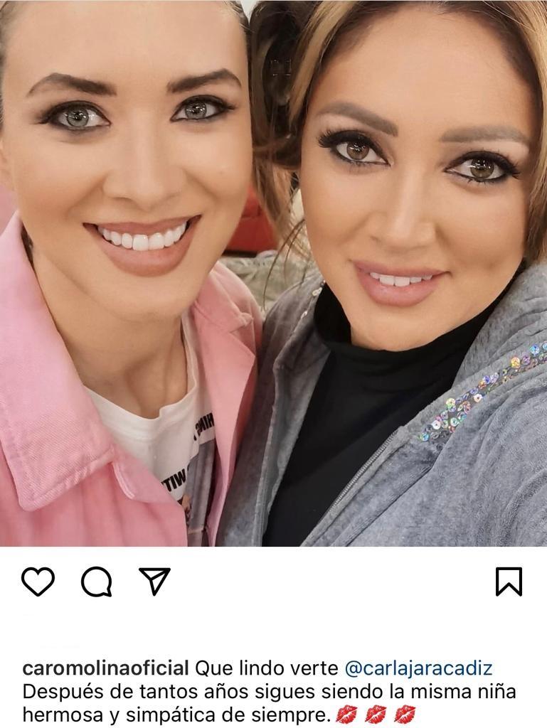 La Rancherita confunde con foto junto a Carla Jara