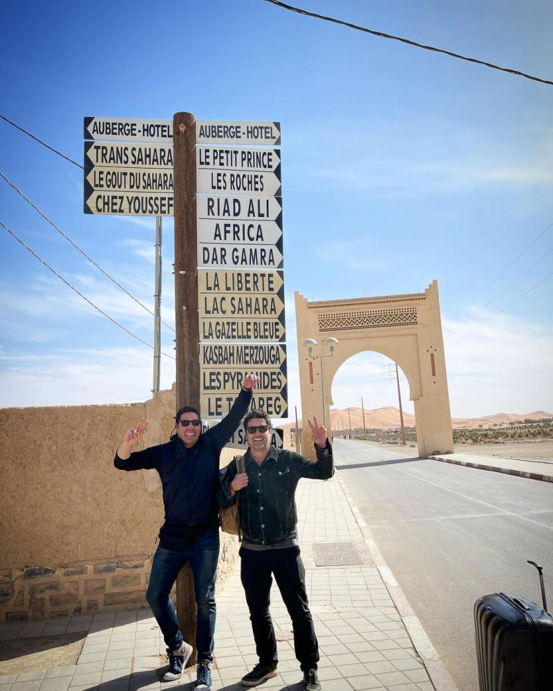 Pancho Saavedra y Jorge Zabaleta viven doloroso percance en Marruecos