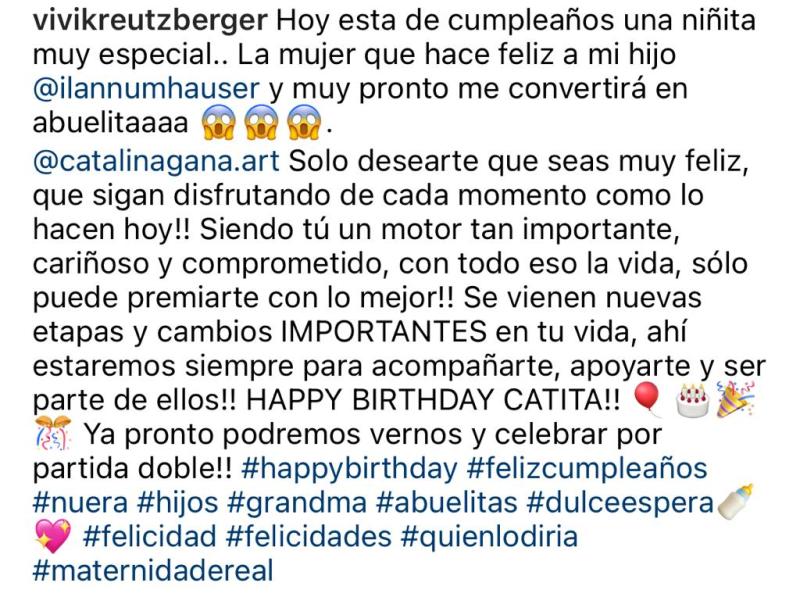 “Mejor suegra”: Vivi Kreutzberger es elogiada por tierno mensaje