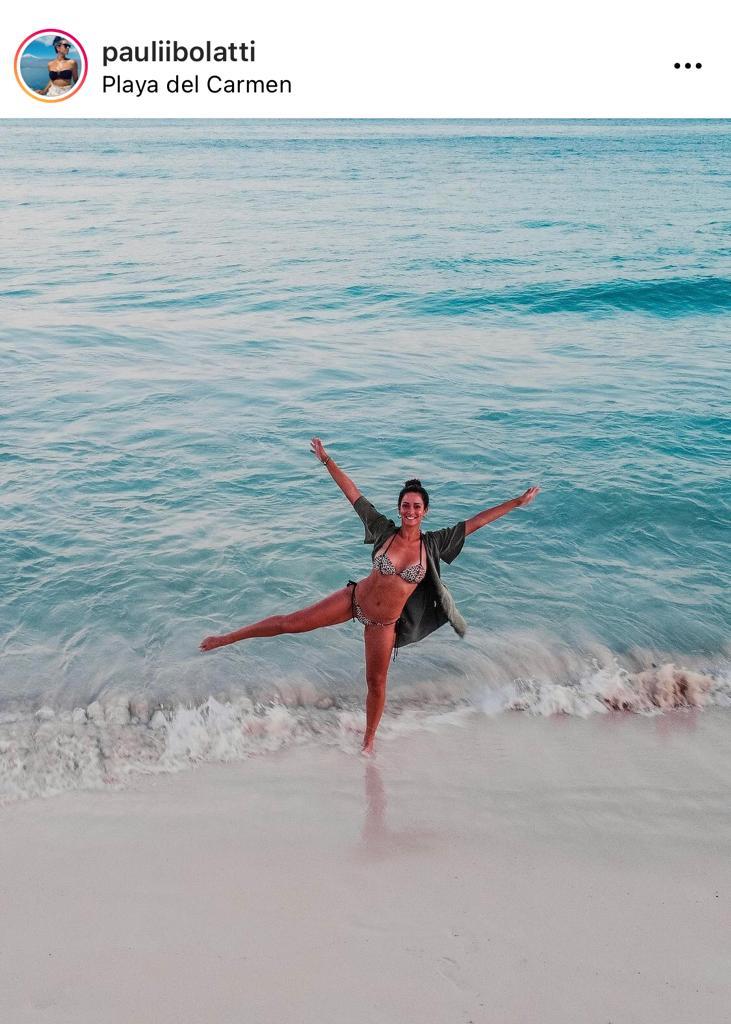 Paula Bolatti celebra sus 29 años con bikinazo en México