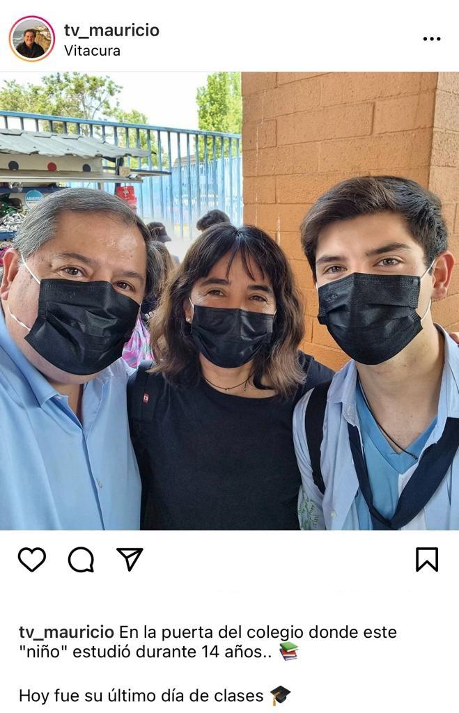 Mauricio Bustamante celebra logro de su hijo clon