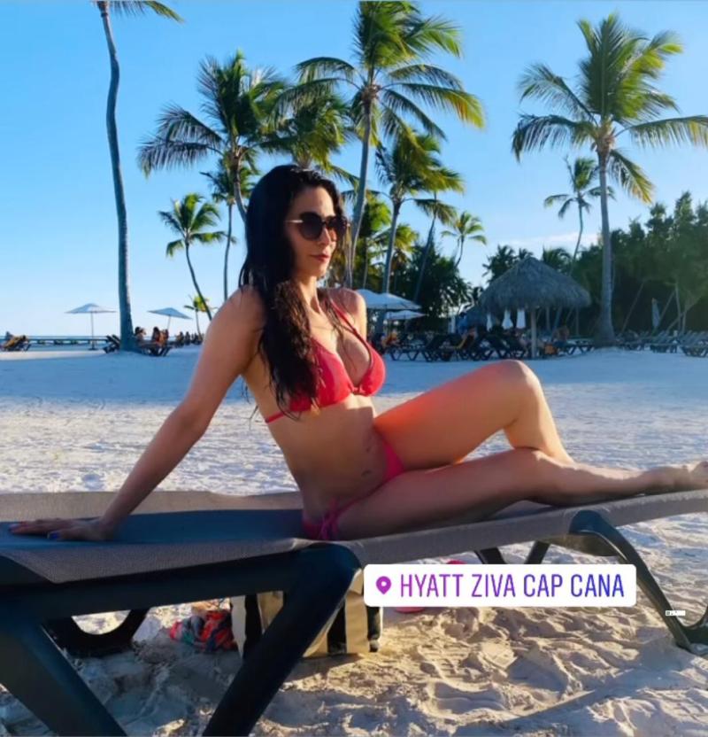 Yamna Lobos desata suspiros durante sus vacaciones en Punta Cana
