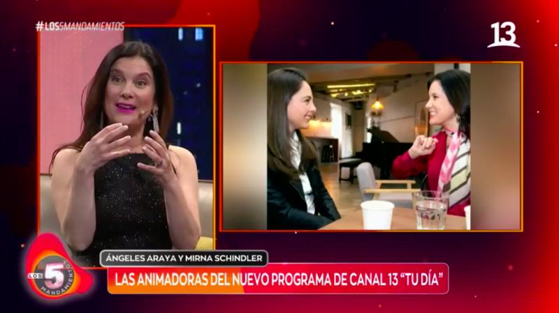Ángeles Araya y Mirna Schindler hablaron de sus expectativas para “Tu Día”