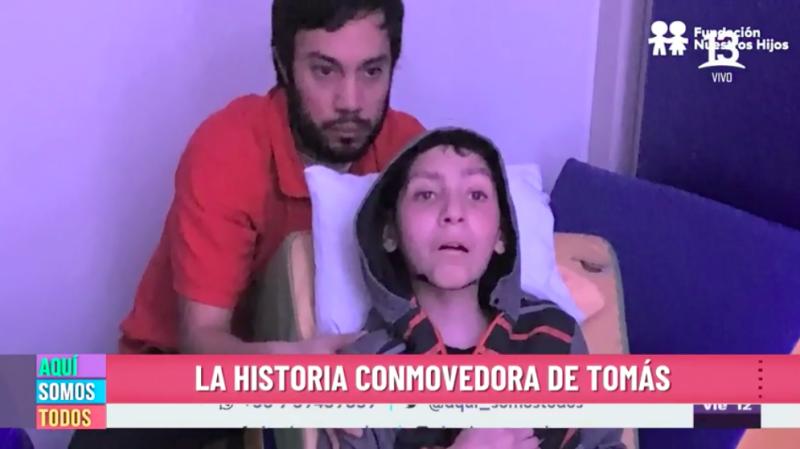 Conmovedora lucha de Tomás emocionó a Angélica Castro