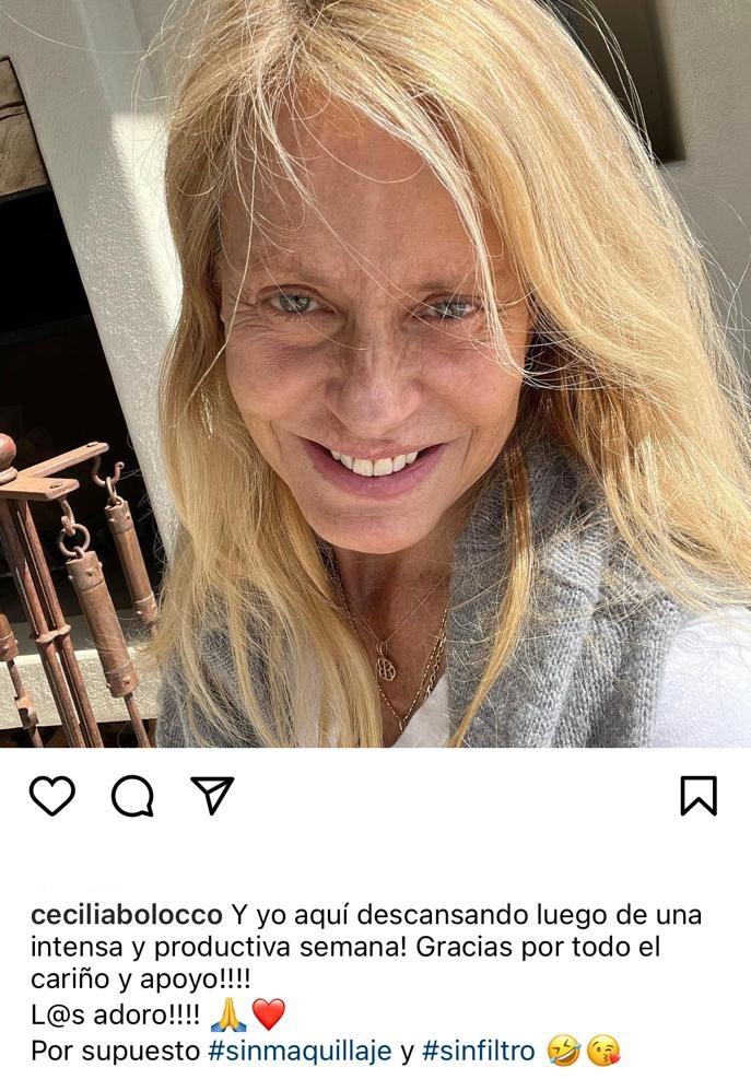 “Diosa”: Cecilia Bolocco deslumbra sin maquillaje ni filtros