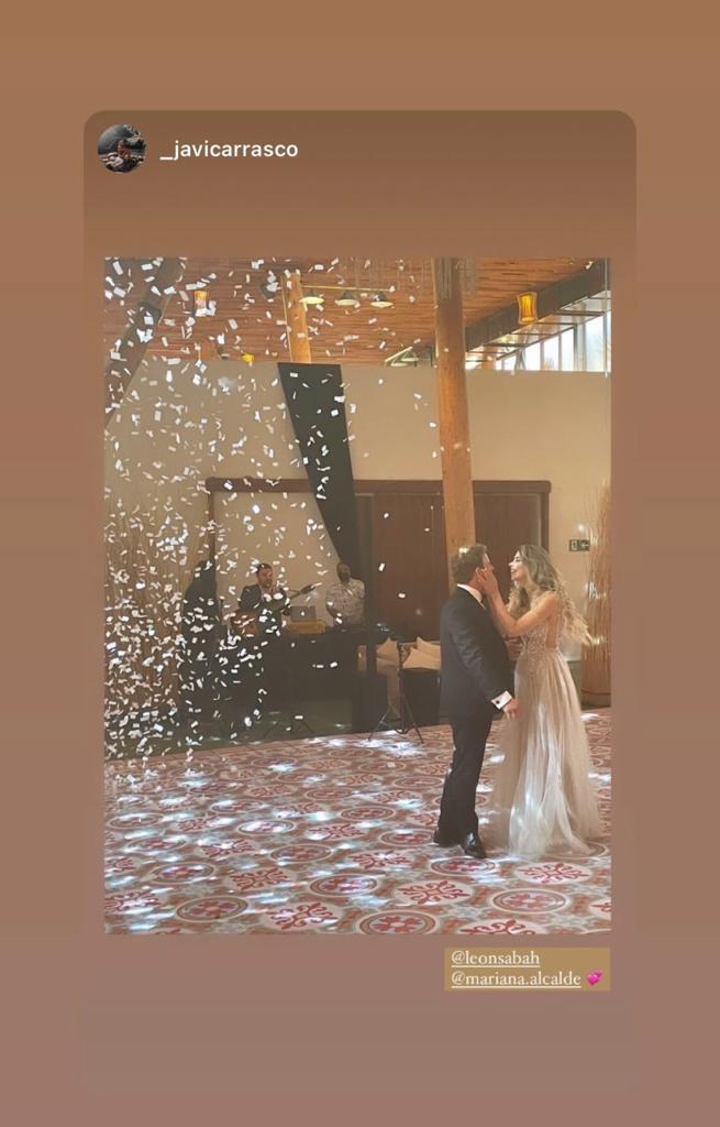 Mariana Alcalde se casó con hombre que conoció en abril