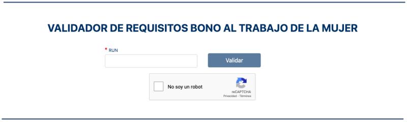 Bono al trabajo de la mujer