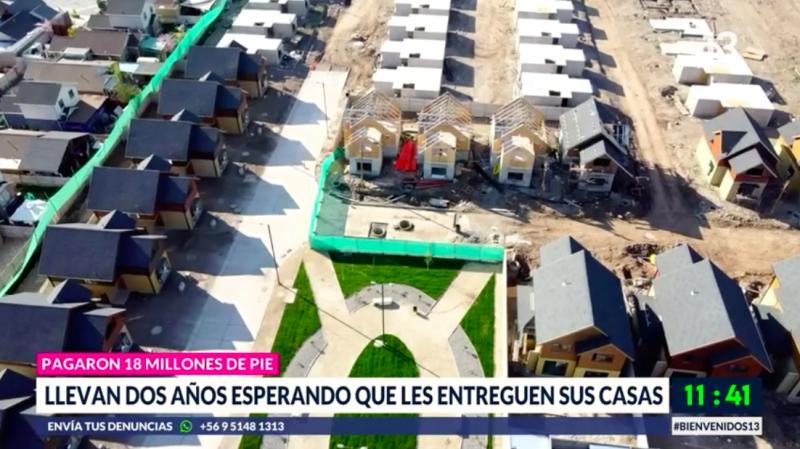Familias denuncian que llevan dos años esperando la entrega de sus casas