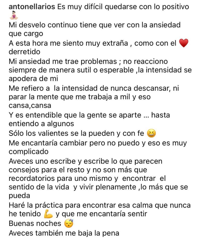 “Me trae problemas”: Antonella Ríos se sincera sobre su ansiedad