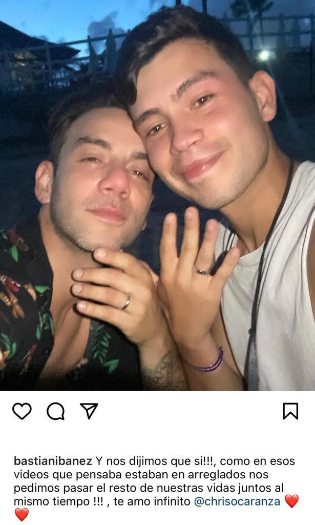 Christian Ocaranza se comprometió a matrimonio en Brasil