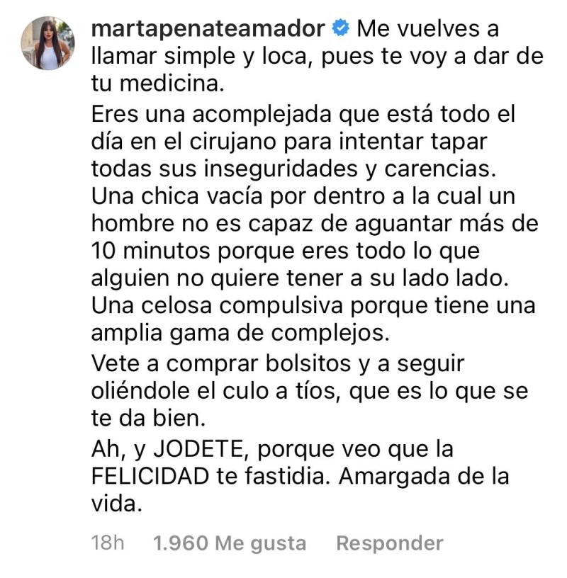 “Chica vacía”: Novia de Tony Spina destroza a Oriana Marzoli