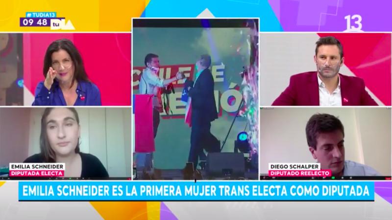 Emilia Schneider es la primera mujer trans electa como diputada