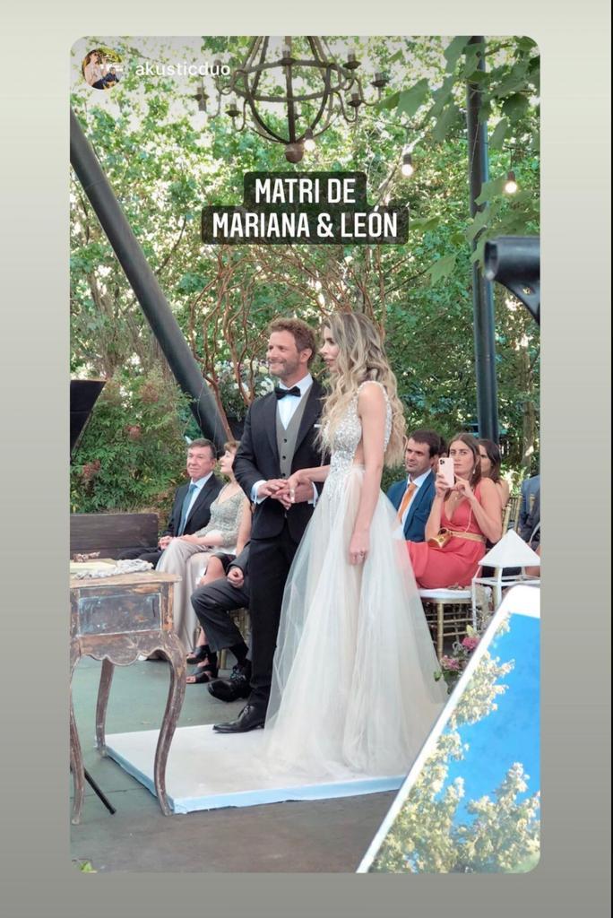 Mariana Alcalde se casó con hombre que conoció en abril