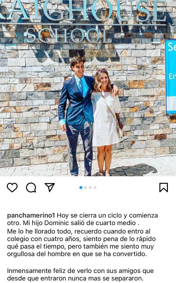 “Me lo he llorado todo”: Pancha Merino celebra logro de su hijo