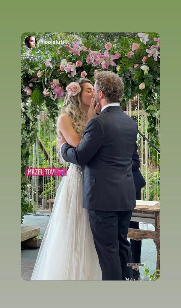 Mariana Alcalde se casó con hombre que conoció en abril