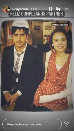 Nicolás Oyarzún envía especial saludo a María Gracia Omegna