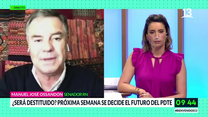 Ossandón: “Si esto se comprueba no me va a temblar la mano votar a favor de la destitución”