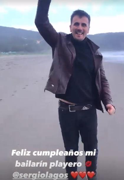 Nicole celebra cumpleaños de Sergio Lagos con video familiar