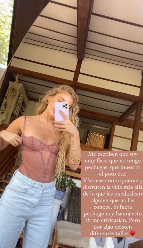 “No tienes pechos”: Daniela Castro responde a desubicado mensaje