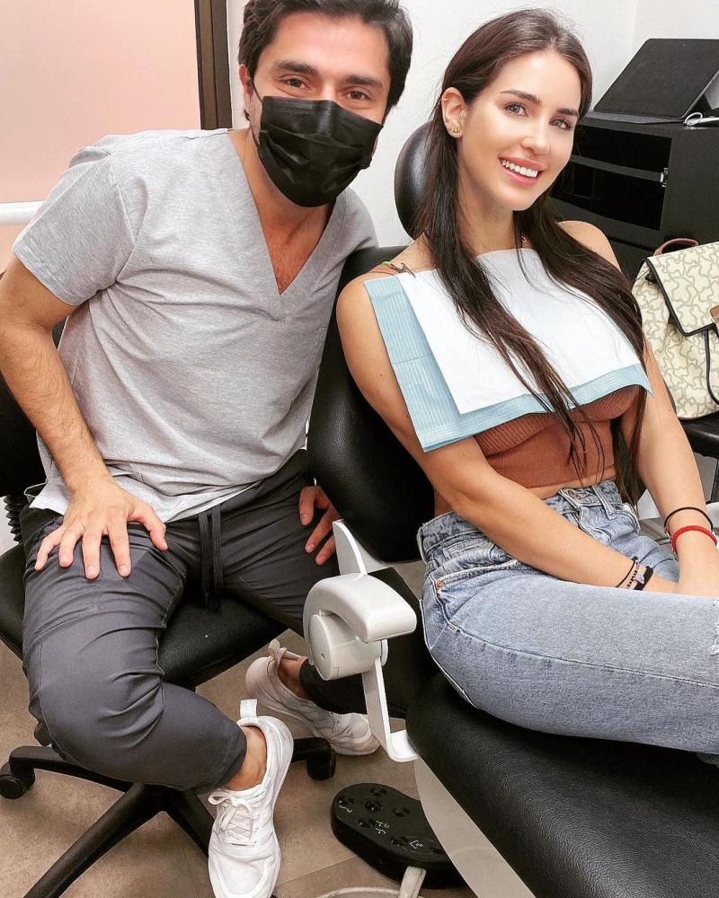 Fran Undurraga muestra el antes y después de sus dientes