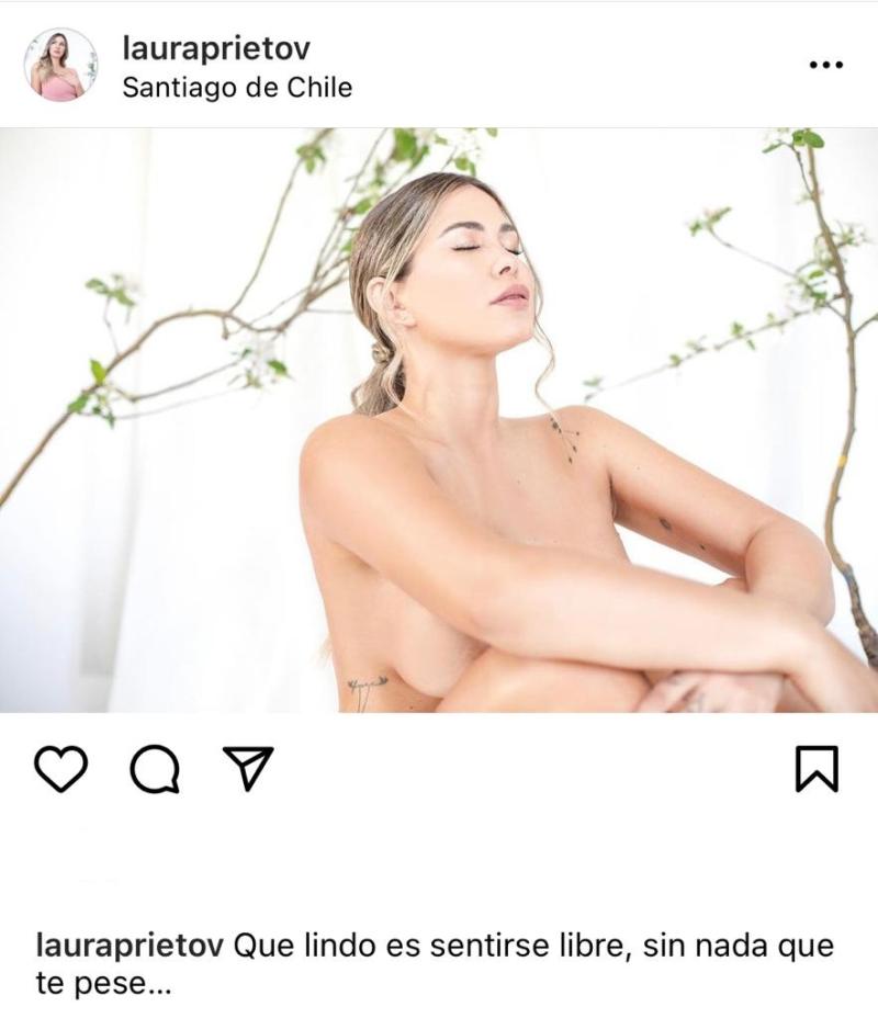 Laura Prieto cautiva al posar con “lencería sexy”
