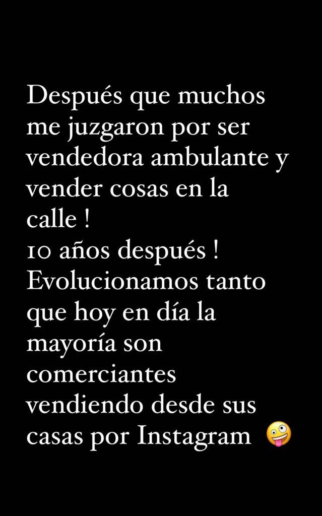 Fanny Cuevas recuerda sus tiempos como vendedora ambulante