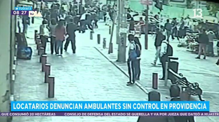 Locatarios denuncian comercio ambulante sin control en Providencia