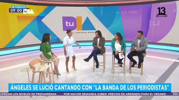 Ángeles Araya entregó detalles del backstage de su presentación en Teletón 2021