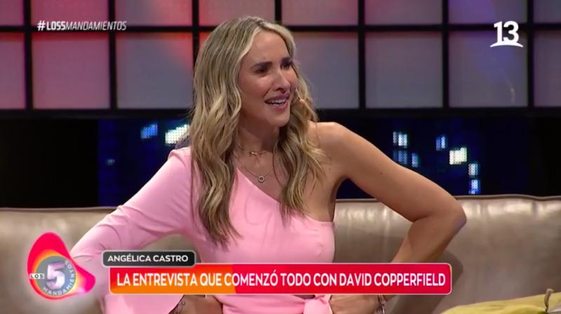 Angélica Castro tuvo una mágica cita con David Copperfield