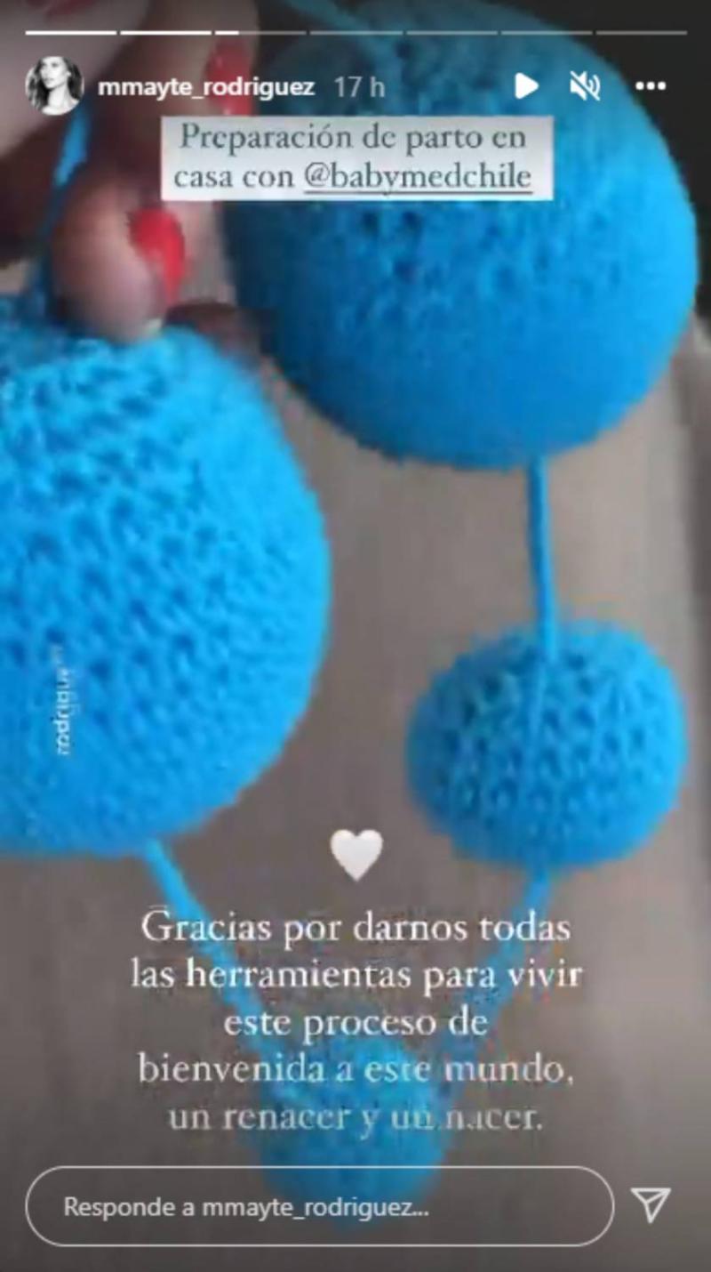 Mayte Rodríguez prepara los últimos detalles para la llegada de su hijo