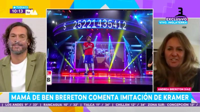 Mamá de Ben Brereton detalló cómo reaccionó su hijo a imitación de Kramer