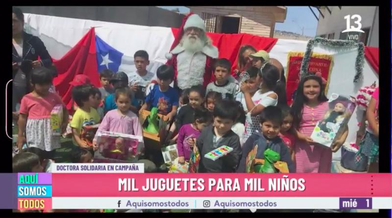 Nos activamos por una solidaria campaña que busca juntar mil regalos para navidad
